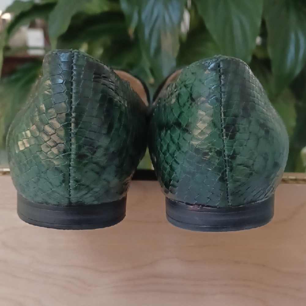 Naturalizer Emerald Snake Pattern Slip-On Loafers - Picture 5 of 10
